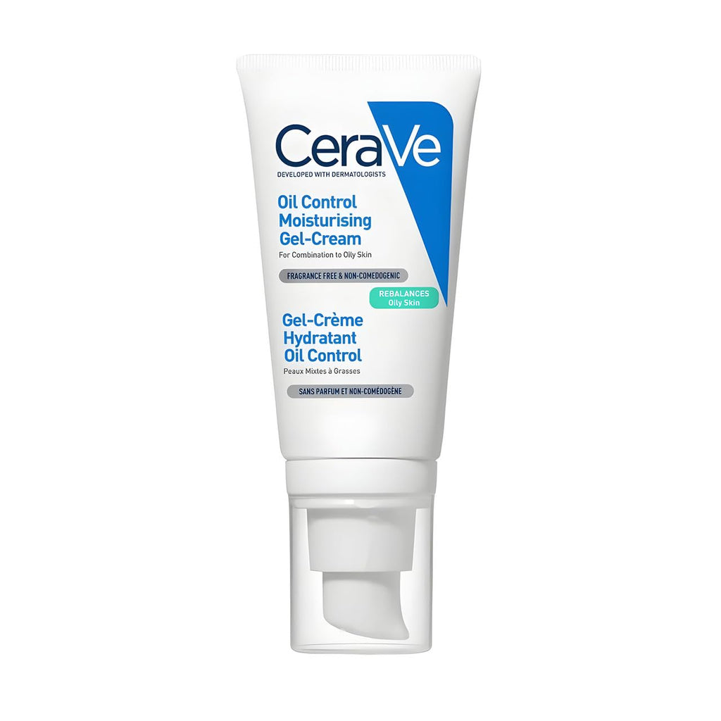 CeraVe Oil Control Gel-Cream. Niacinamide Face Moisturizer. Oily Skin 1.7oz | Lightweight Hyaluronic Acid Gel Cream Skin Care Formula Uses Oil Absorbing Technology To Deliver A Daily Matte Finish
