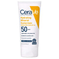 CeraVe Hydrating Mineral Sunscreen SPF 50 Face Sunscreen. Travel Size 2.5oz | Face Sunscreen with Zinc Oxide. Titanium Dioxide. Hyaluronic Acid. & Niacinamide For Broad Spectrum Protection