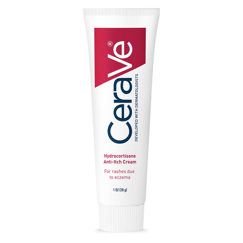 CeraVe 1% Hydrocortisone Anti Itch Cream. Eczema & Dry Skin Care. 1oz | Dermatologist-Tested Formula with Hyaluronic Acid and Niacinamide Acts As A Soothing Eczema Cream For Dry Skin Relief