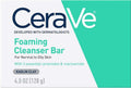 CeraVe Foaming Cleanser Bar. Face & Body Wash. Soap for Oily Skin. 4.5oz | Soap-Free Formula with Niacinamide and Ceramides Balances Oily Skin and Locks In Moisture without Any Tight. Dry Feeling