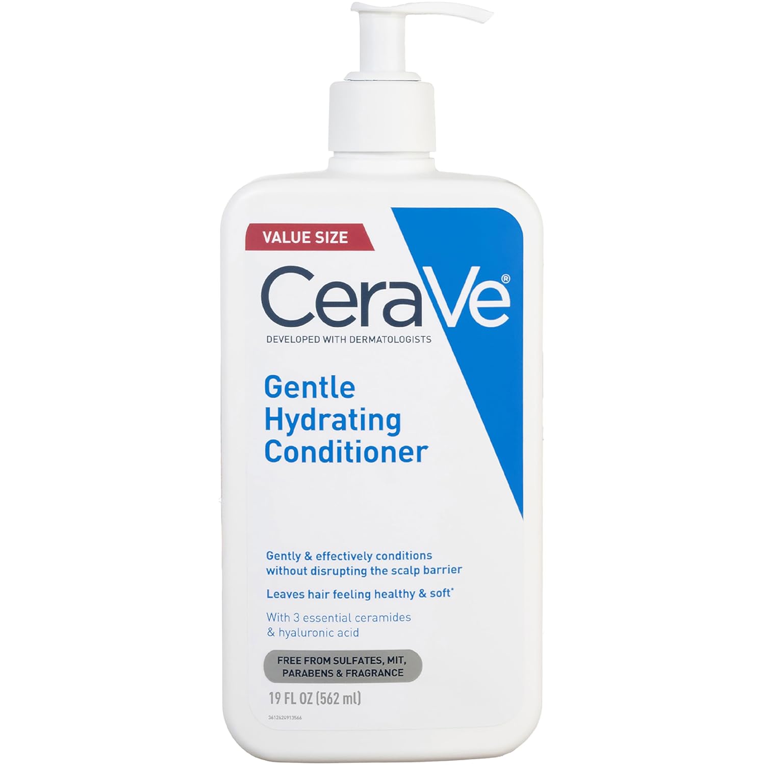 CeraVe Gentle Hydrating Conditioner. Hair Conditioner with Hyaluronic Acid | Conditions Hair and Scalp with Niacinamide and Ceramides In A Sulfate-Free. Color-Safe Formula For All Hair and Scalp Types