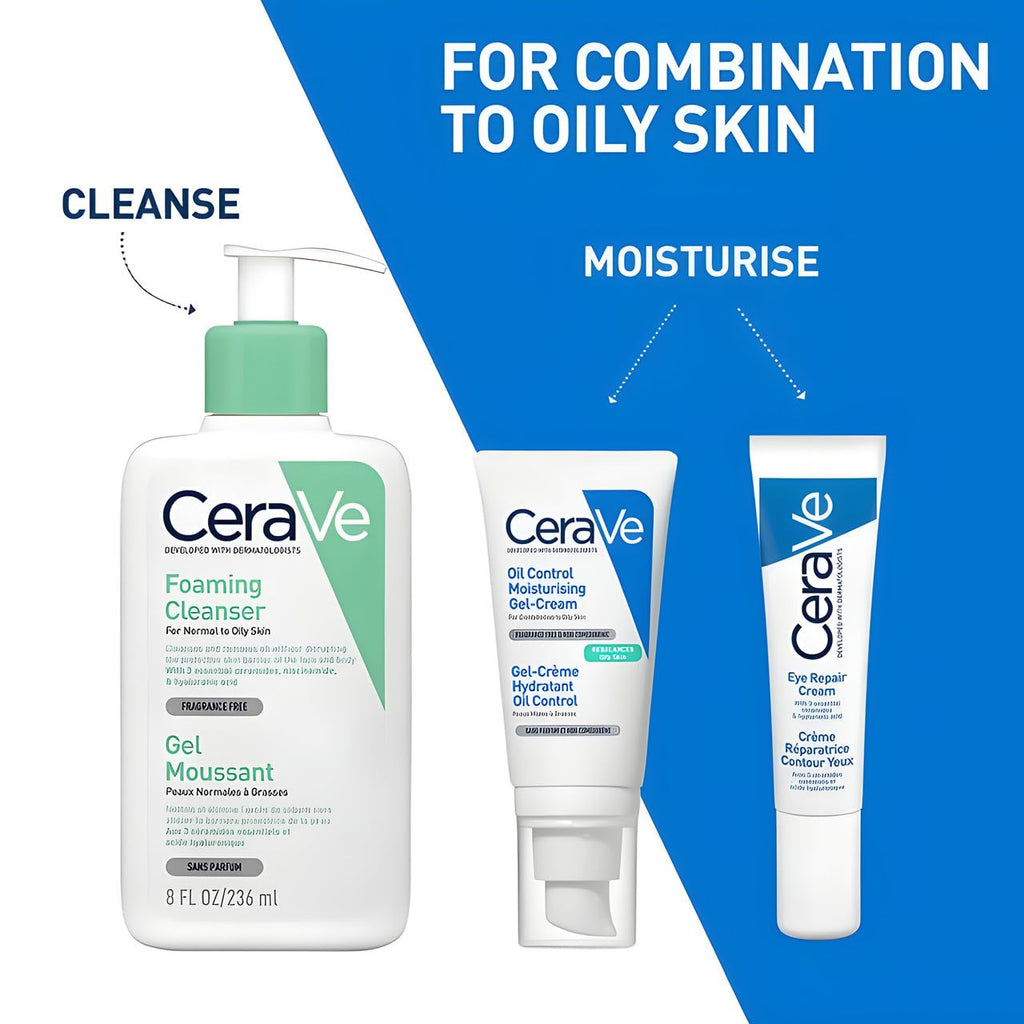 CeraVe Oil Control Gel-Cream. Niacinamide Face Moisturizer. Oily Skin 1.7oz | Lightweight Hyaluronic Acid Gel Cream Skin Care Formula Uses Oil Absorbing Technology To Deliver A Daily Matte Finish