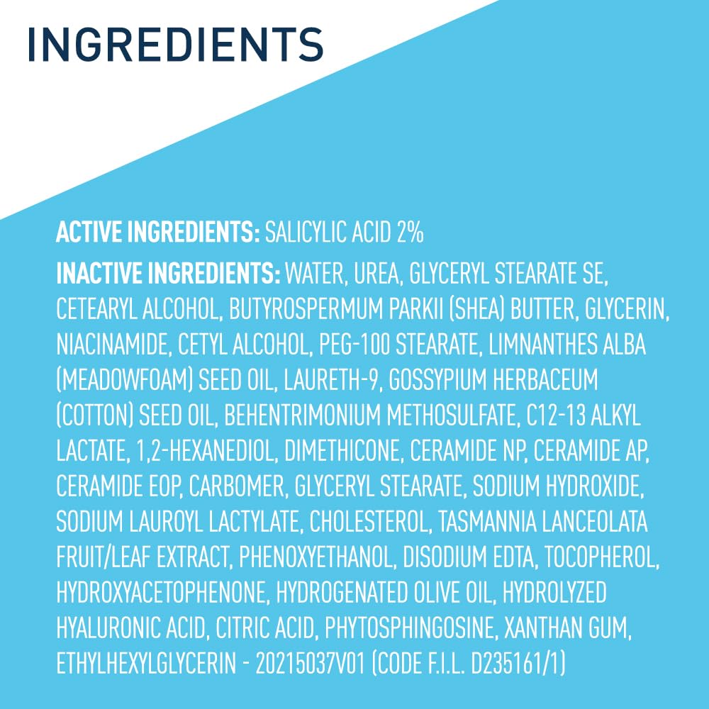 CeraVe Psoriasis Cream. Salicylic Acid Moisturizing Dry Skin Treatment. 8oz | Medicated Skin Care Formula with Urea. Lactic Acid. and Niacinamide Gently Exfoliates To Relieve Scaling and Itchy Skin