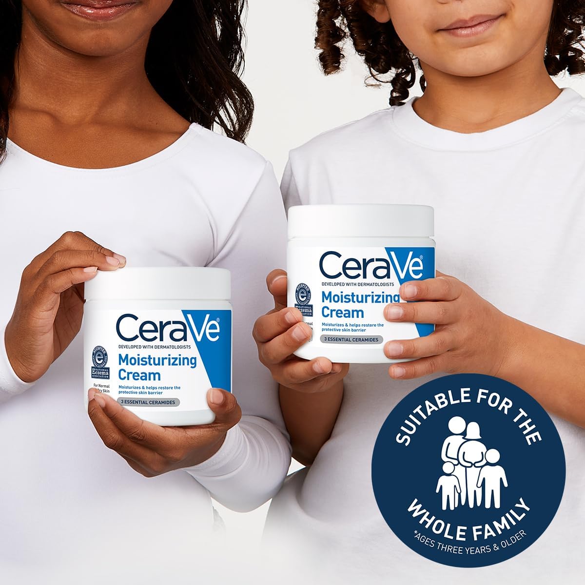 CeraVe Moisturizing Cream. Face & Body Moisturizer for Dry Skin. 19oz | Skin Care with Hyaluronic Acid. Skin Barrier Repair. Ceramide Moisturizer. Fragrance Free. Non-Comedogenic. Daily Use