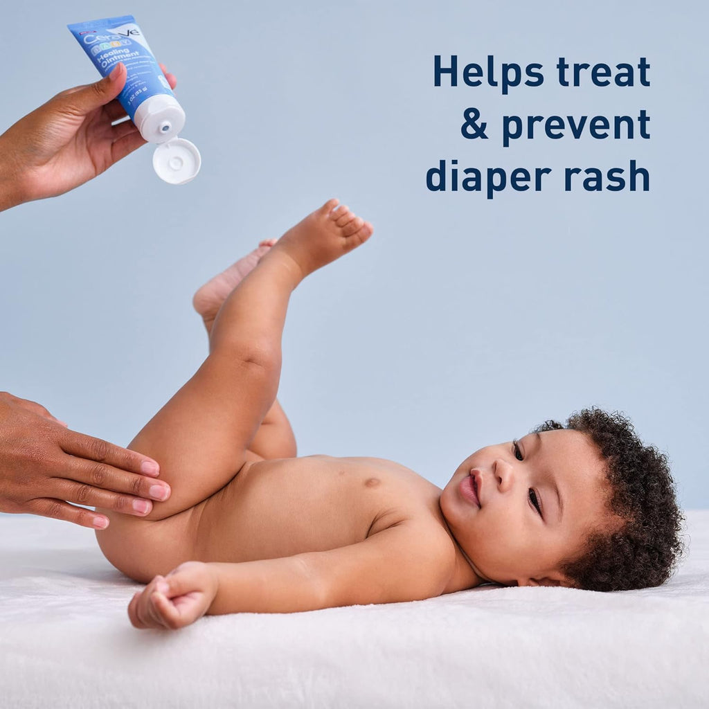 CeraVe Diaper Rash Cream. Baby Healing Ointment with Vitamin E. 3oz | Soothes Diaper Rash and Protect Extra Dry. Cracked Skin with Ceramides. Free Of Lanolin. Fragrance. Dye and Paraben