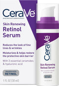 CeraVe Retinol Serum for Face with Niacinamide & Hyaluronic Acid. 1 oz | Skin Care. Brightening Serum. Anti Aging. Smooths Fine Lines and Wrinkles. Ceramides. Fragrance Free. Non-Comedogenic. Gentle