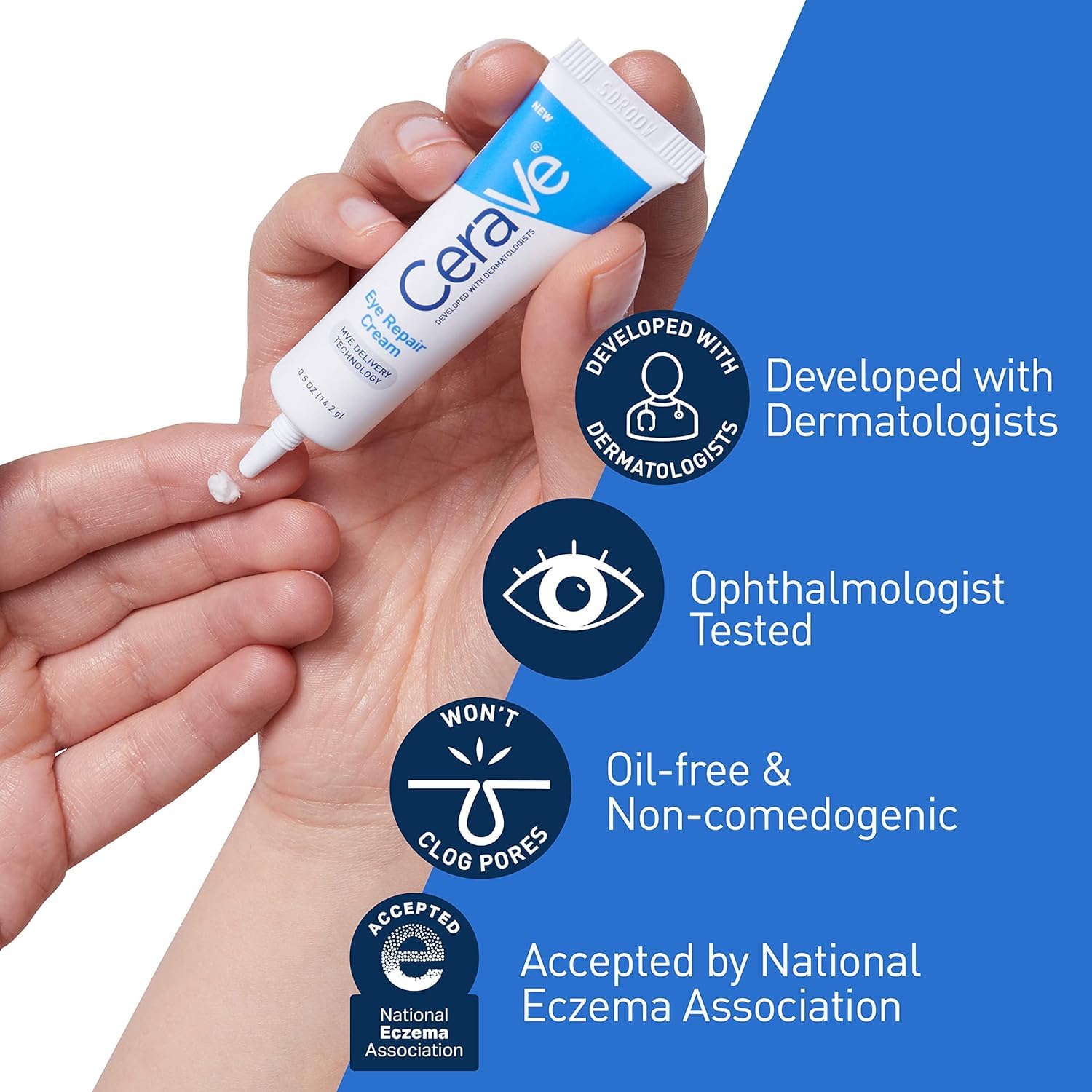 CeraVe Eye Repair Cream 0.5 oz (Pack of 4)