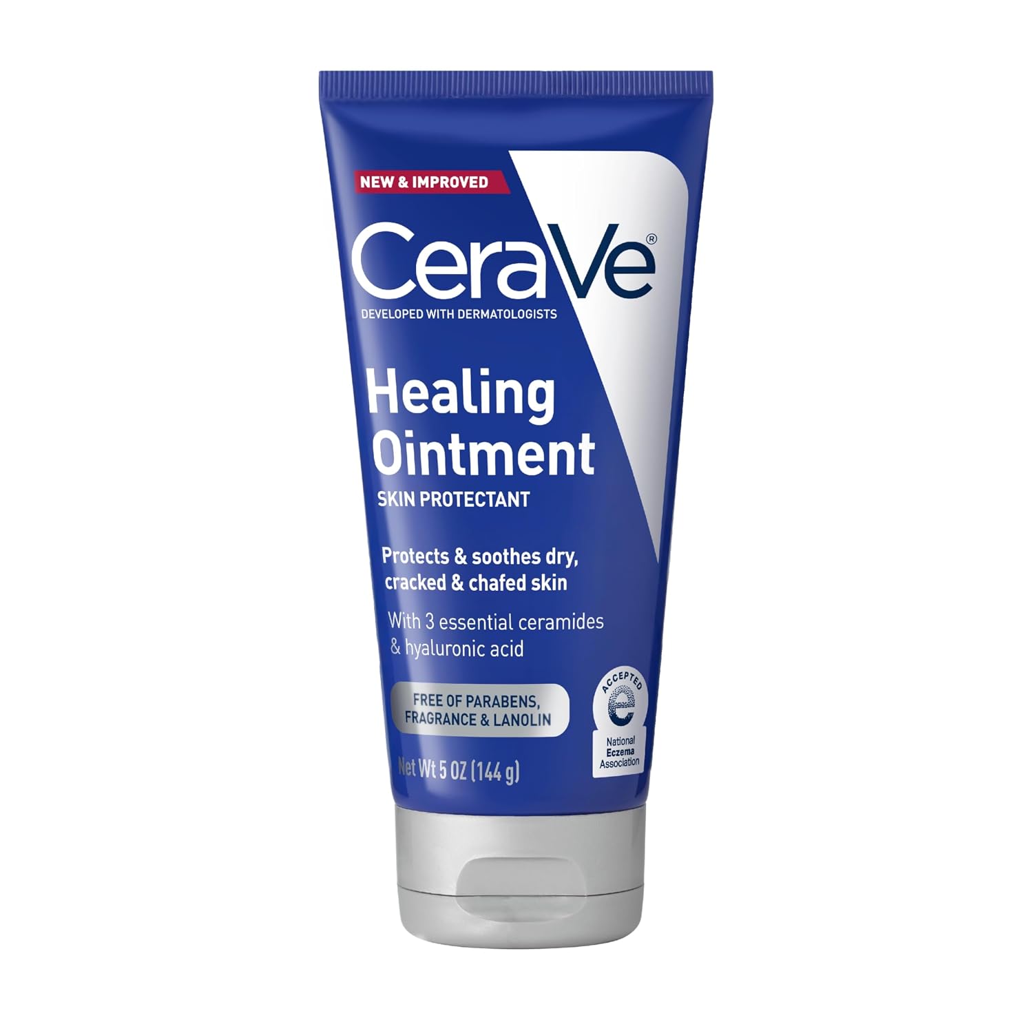 CeraVe Healing Ointment. Hyaluronic Acid Skin Protectant for Dry Skin. 3oz | Barrier Cream. Skin Care for Face & Body. Skin Barrier Repair with Ceramides & Petrolatum. Fragrance Free. Lanolin Free