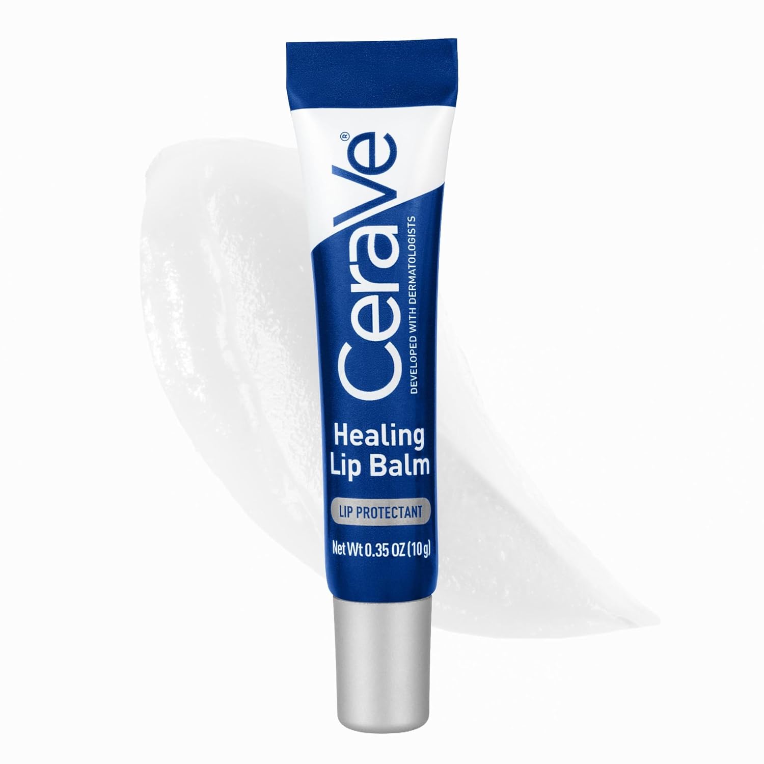 CeraVe Healing Lip Balm. Hydrating Hyaluronic Acid Lip Treatment. 0.7oz | Lip Moisturizer & Ointment for Dry Cracked Lips. Soothing Lip Repair with Ceramides & Petrolatum. Fragrance & Paraben Free