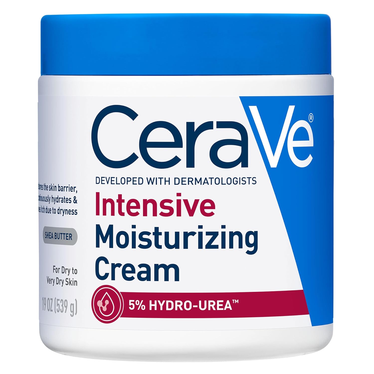 CeraVe Intensive Moisturizing Cream with Shea Butter for Dry Skin. 19oz | Skin Care. Instant Hydration. Body Care. Skin Barrier Repair. Body Cream. Fragrance Free. Extremely Dry Skin