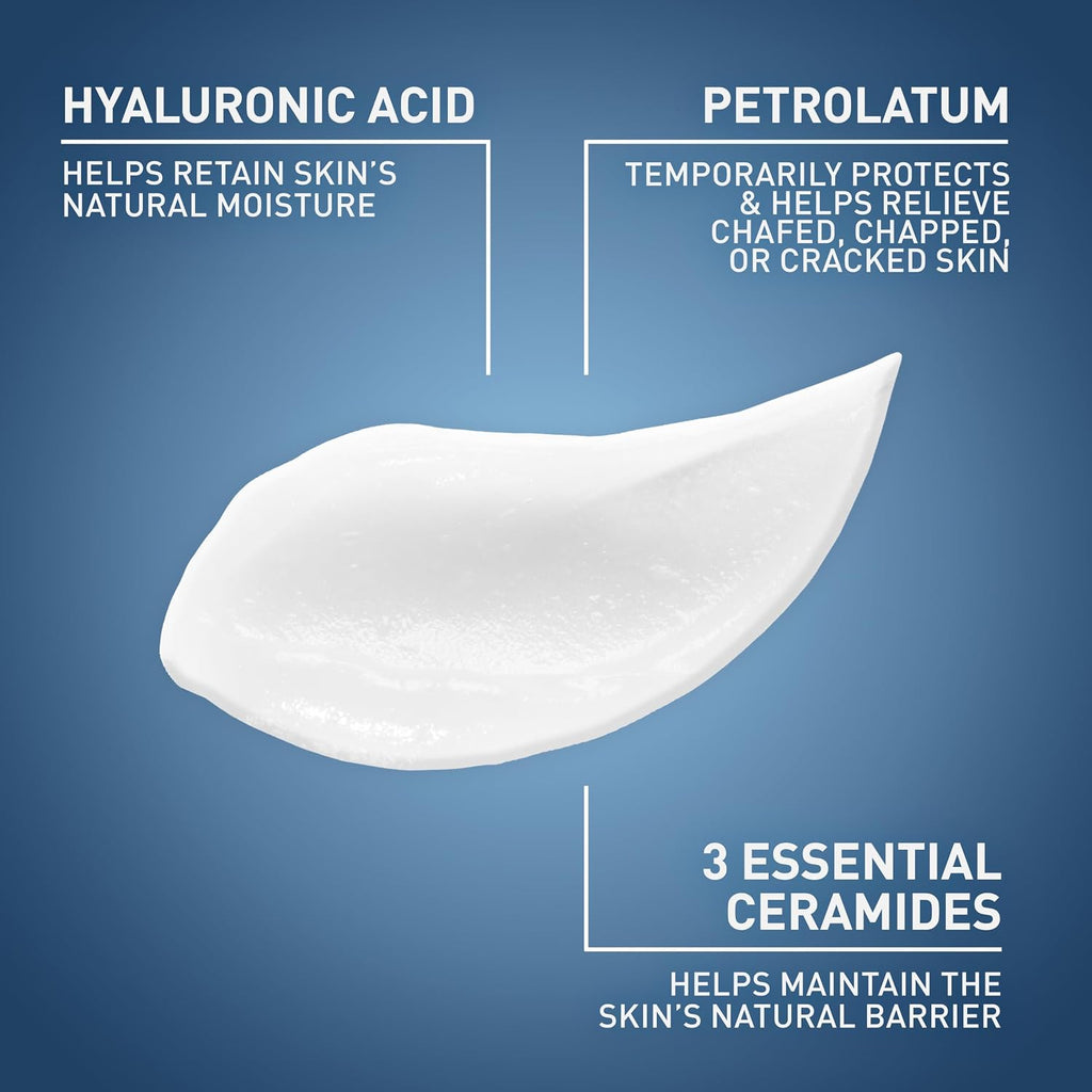 CeraVe Healing Lip Balm. Hydrating Hyaluronic Acid Lip Treatment. 0.7oz | Lip Moisturizer & Ointment for Dry Cracked Lips. Soothing Lip Repair with Ceramides & Petrolatum. Fragrance & Paraben Free