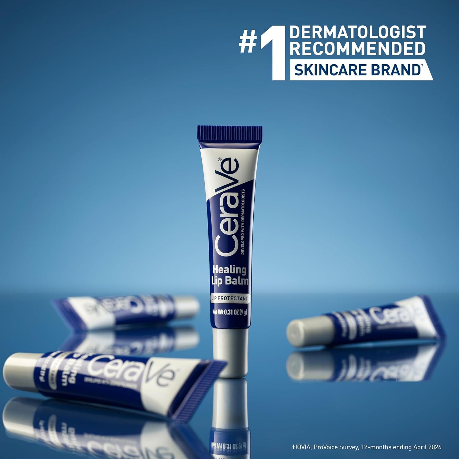 CeraVe Healing Lip Balm. Hydrating Hyaluronic Acid Lip Treatment. 0.7oz | Lip Moisturizer & Ointment for Dry Cracked Lips. Soothing Lip Repair with Ceramides & Petrolatum. Fragrance & Paraben Free