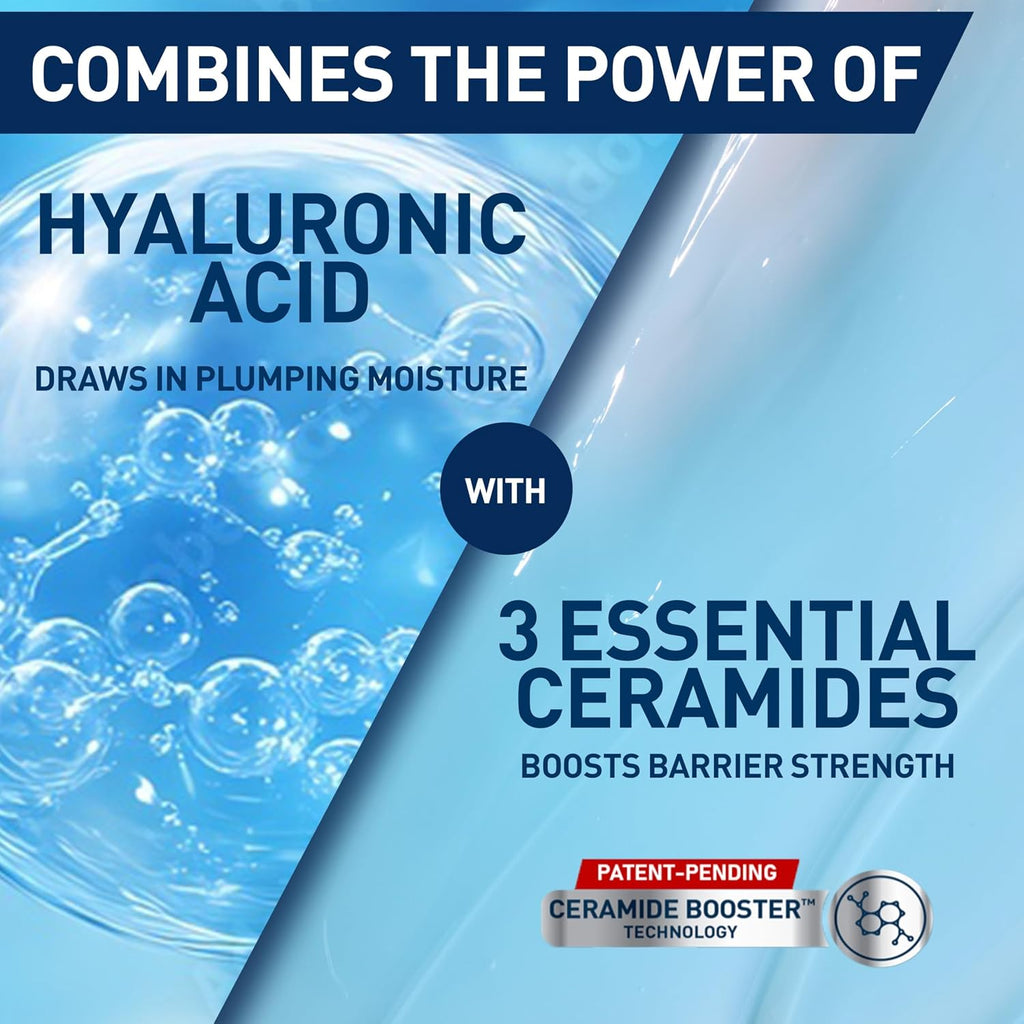 CeraVe Hydrating Hyaluronic Acid Water Gel Moisturizer for Face. 1.7oz | Lightweight Water Gel with Ceramides. Niacinamide and Hyaluronic Acid For Plumping Hydration. Safe For Sensitive Skin