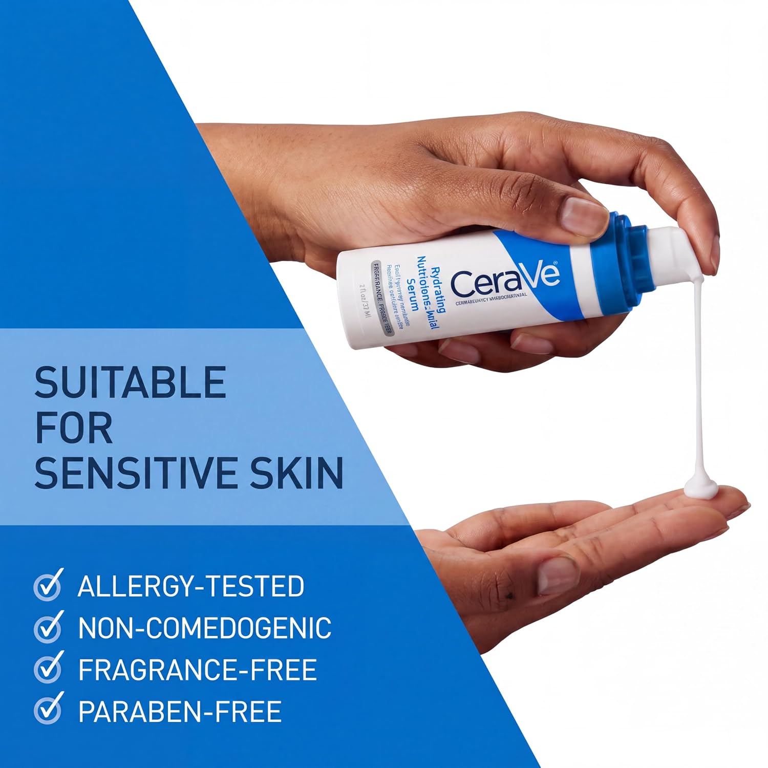 CeraVe Hyaluronic Acid Serum for Face. Hydrating Serum for Dry Skin. 1oz | Skin Care. Hydrates Dry Skin with Vitamin B5 and Ceramides In A Fragrance Free Formula To Layer Under Facial Moisturizer