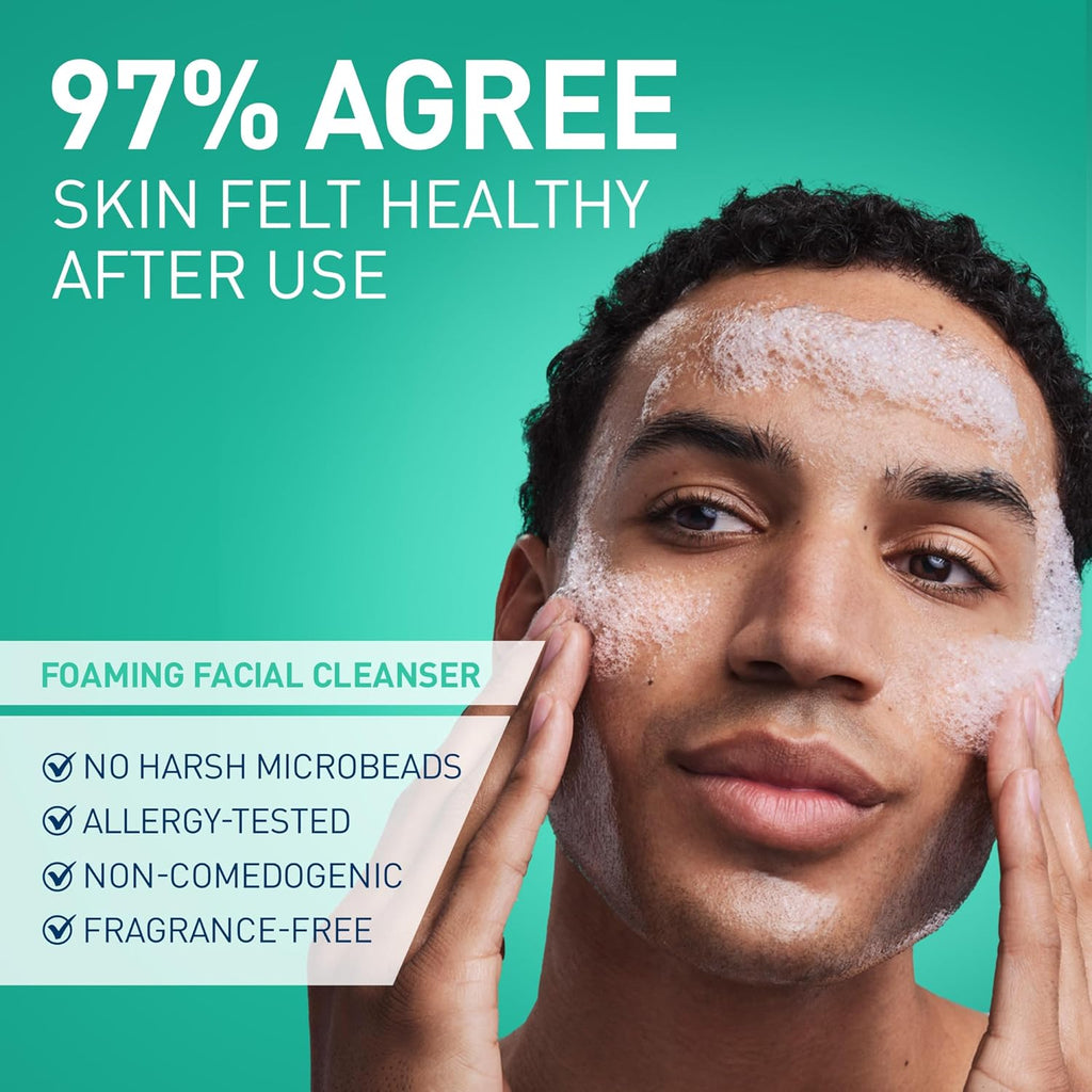 CeraVe Foaming Facial Cleanser. Face Wash for Oily Skin. 19oz | Skin Care with Hyaluronic Acid & Niacinamide. Makeup Remover. Daily Face Wash For Men & Women. Fragrance Free. Oil Control