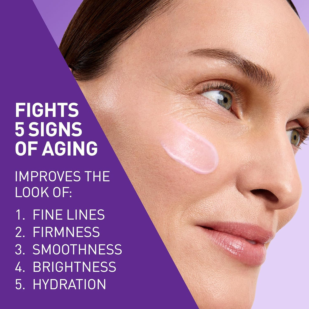 Super Boost Anti-Aging Serum with Peptides. Hyaluronic Acid & Ceramides | Face Serum with Ceramides. Peptides. Hyaluronic Acid. Vitamin B12 & LHA. Fine Lines & Wrinkles. Hydrating Milky Texture