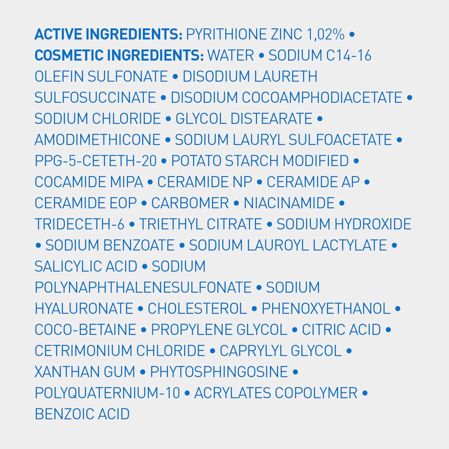 CeraVe Hydrating Anti Dandruff Shampoo. Itchy Scalp Treatment. 19oz | Helps Eliminate Flakes with 1% Pyrithione Zinc. Hyaluronic Acid. Niacinamide and Ceramides In A Sulfate Free Formula