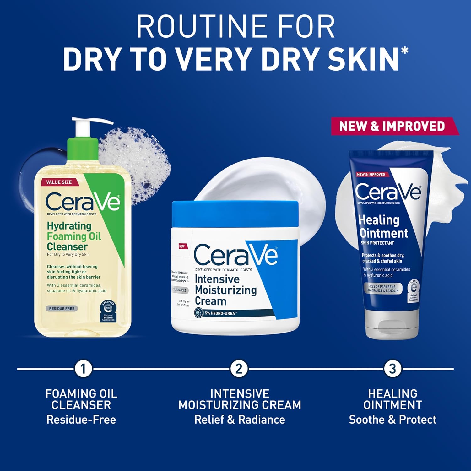 CeraVe Healing Ointment. Hyaluronic Acid Skin Protectant for Dry Skin. 5oz | Barrier Cream. Skin Care for Face & Body. Skin Barrier Repair with Ceramides & Petrolatum. Fragrance Free. Lanolin Free