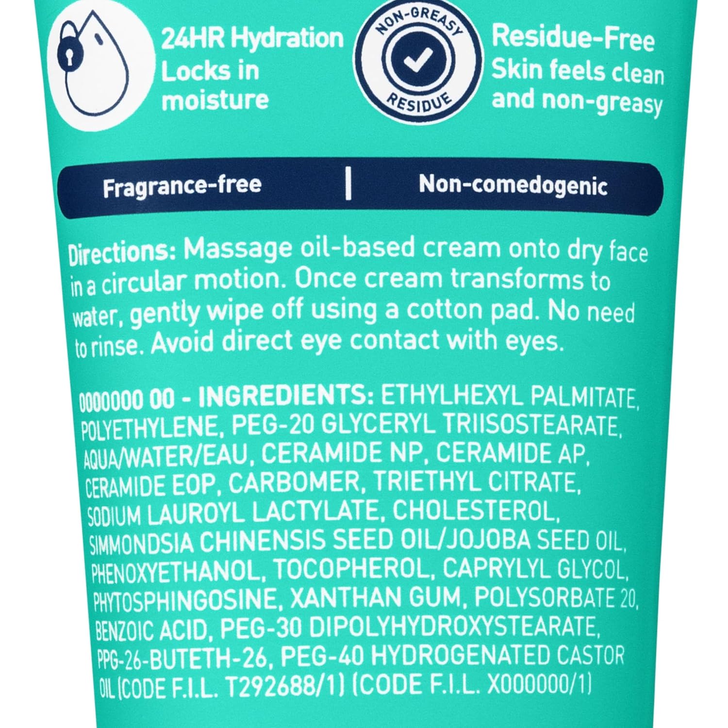CeraVe Cream-to-Water Makeup Melter. Facial Cleanser for Makeup Removal.4oz | Melts Makeup and Cleanses with Squalane and Ceramides For Double Cleansing. Provides 48h Hydration. For Sensitive Skin