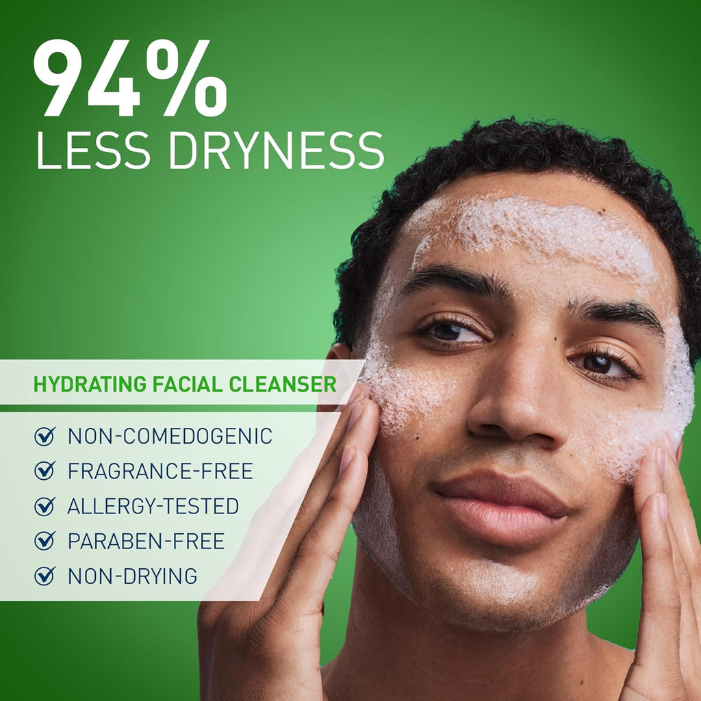 CeraVe Hydrating Cleanser with Hyaluronic Acid. Face Wash for Dry Skin.19oz | Skin Care For Men and Women. Daily Cleanser & Makeup Remover with Glycerin & Ceramides. National Eczema Association Certified
