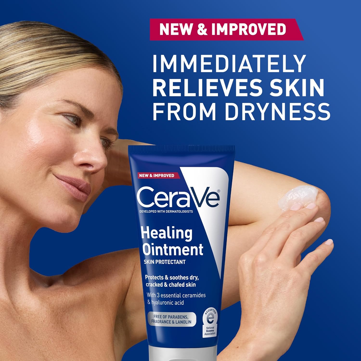 CeraVe Healing Ointment. Hyaluronic Acid Skin Protectant for Dry Skin. 5oz | Barrier Cream. Skin Care for Face & Body. Skin Barrier Repair with Ceramides & Petrolatum. Fragrance Free. Lanolin Free