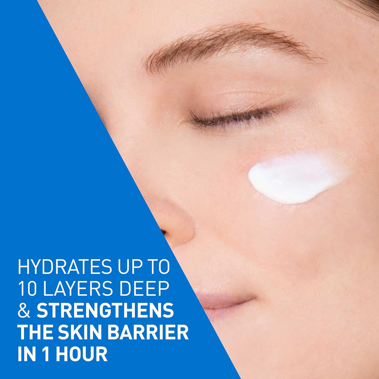 CeraVe AM Oil Face Moisturizer Lotion. Sunscreen for Face. SPF 30. 3oz | Skin Care with Hyaluronic Acid & Niacinamide. Oil-Free Moisturizer For Men & Women. Daily Non-Comedogenic Face Sunscreen