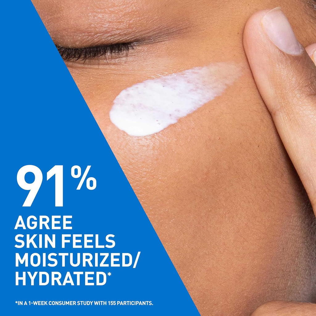 CeraVe AM Oil Face Moisturizer Lotion. Sunscreen for Face. SPF 30. 3oz | Skin Care with Hyaluronic Acid & Niacinamide. Oil-Free Moisturizer For Men & Women. Daily Non-Comedogenic Face Sunscreen