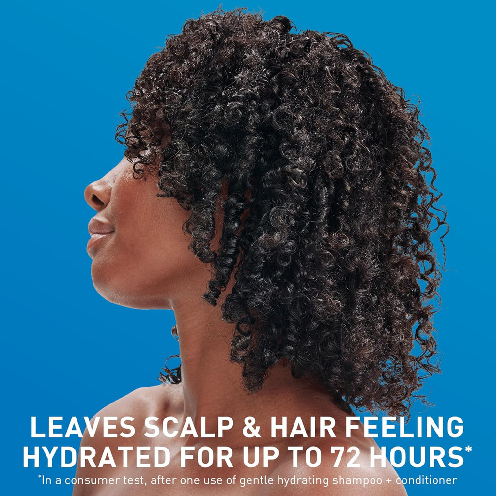 CeraVe Gentle Hydrating Shampoo with Hyaluronic Acid for Hair & Scalp. 19oz | Leaves Hair and Scalp Soft and Healthy-Looking with Ceramides. Niacinamide and A Color Safe Formula