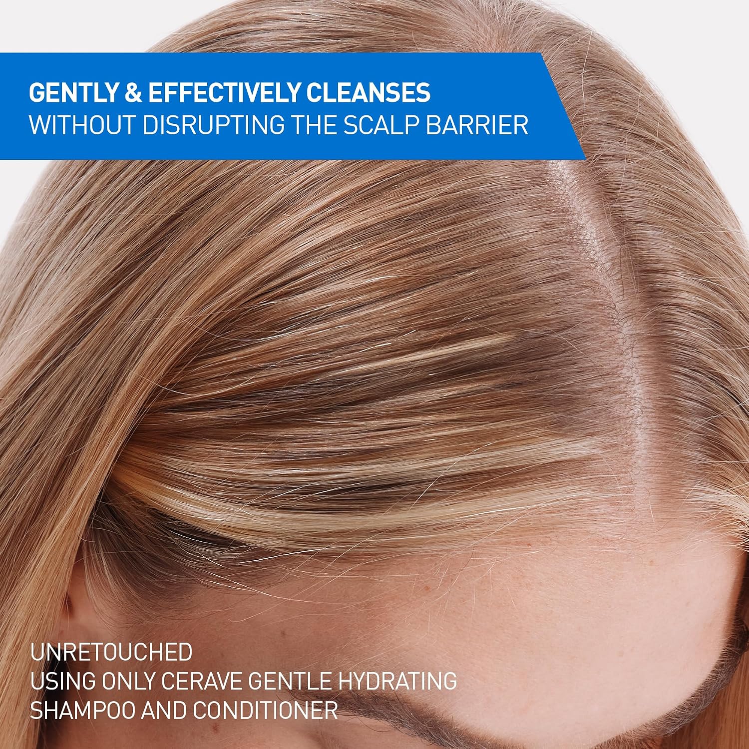 CeraVe Gentle Hydrating Shampoo with Hyaluronic Acid for Hair & Scalp. 12oz | Leaves Hair and Scalp Soft and Healthy-Looking with Ceramides. Niacinamide and A Color Safe Formula